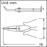 proskit eğri uçlu kargaburun pense 1pk-501c boyutları